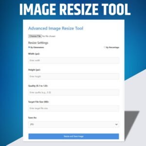 Image Resize Tool (HTML Code)